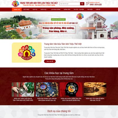 theme wordpress phong thủy