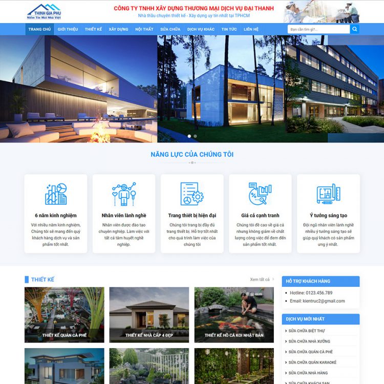 Theme wordpress flatsome kiến trúc 02